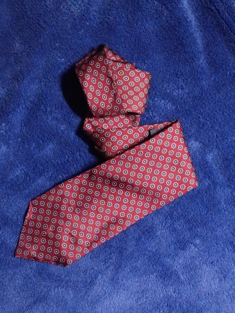 Lord & Taylor Men's Red Patterned Tie